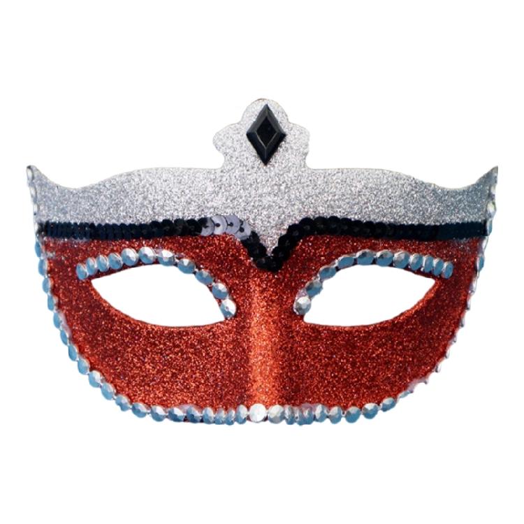 Premium Plastic Masquerades Mask With Color Burst Powder Release Mechanism For Costume Parties
