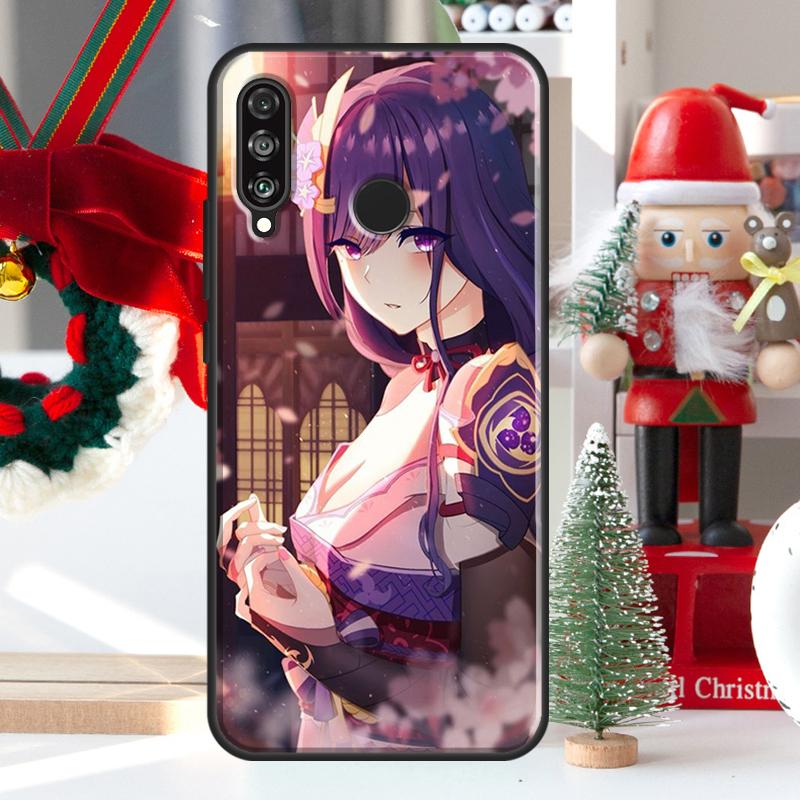 Baal Genshin Impact Game For Huawei Nova 7i 8i 11i 12i 12s Y73 Y70 Y90 Y60 Y72 Y61 Y91 9 10 SE P30 Pro P40 Lite Case