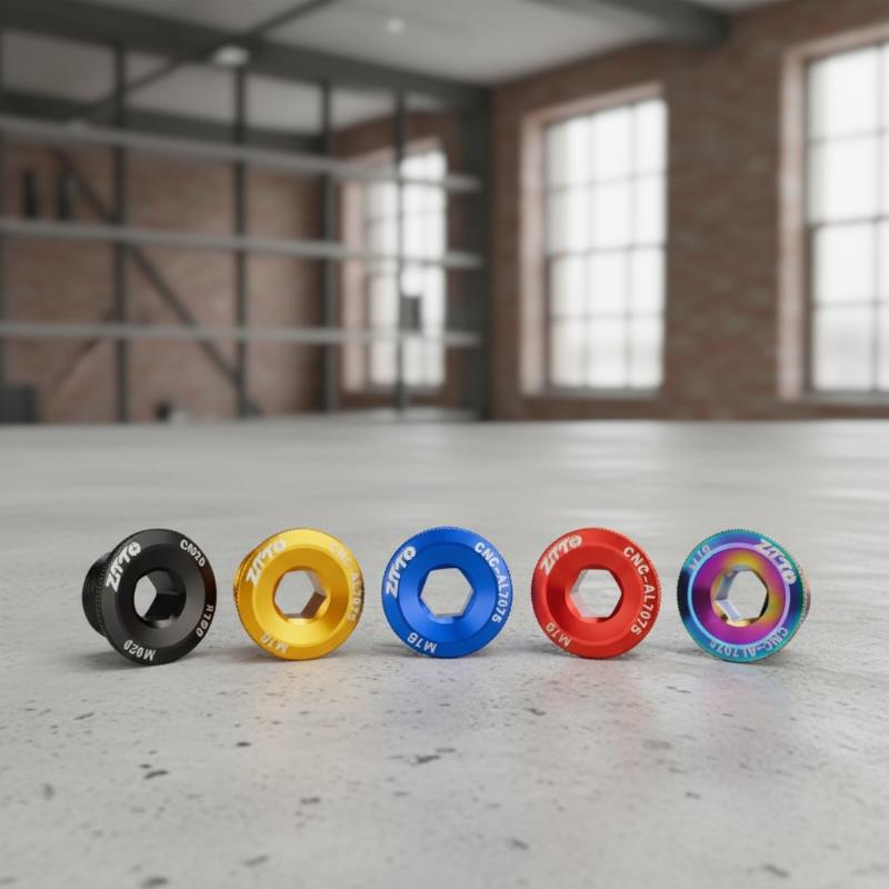Bullone di Fissaggio Pedivella Bicicletta Dado Pedivella Lega di Alluminio Copri Pedivella Bicicletta Tappo a Vite Bullone M18M19 M20 Per Tappo Bullone Pedivella 1pz