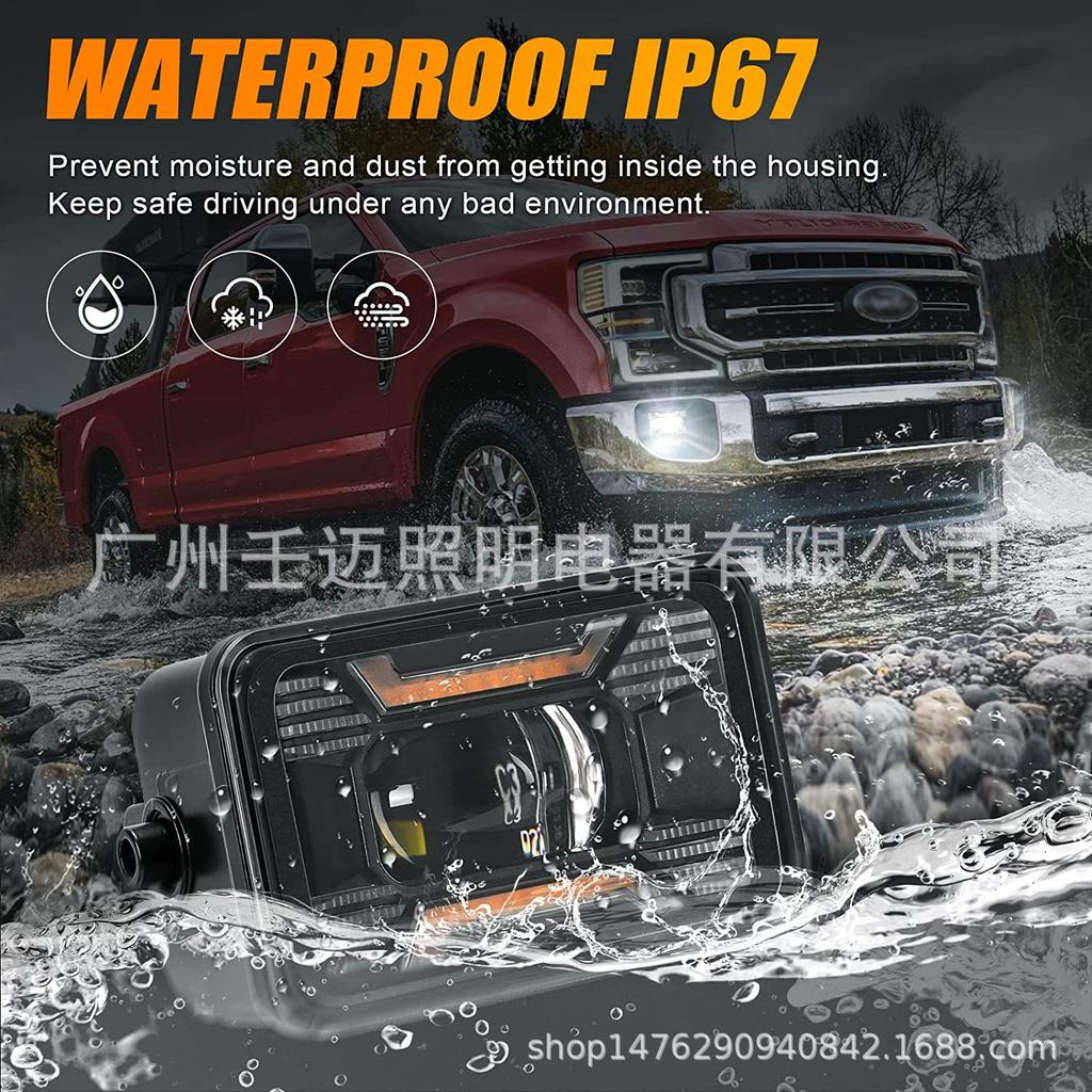 2015-16 Ford Raptor F150 LED Fog Lights - Square, US Model