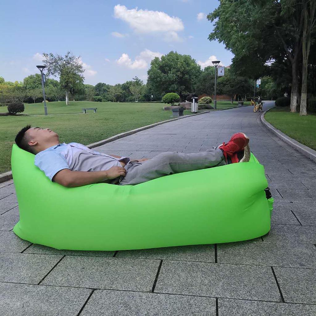 Inflatable Outdoor Lazy Sofa Bed for Camping and Beach