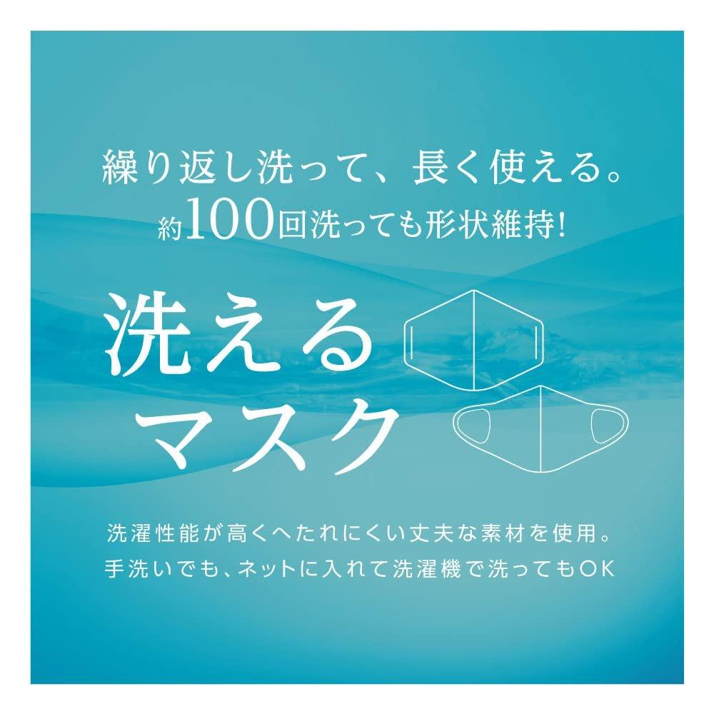 Ikplus MA-29 Washable Mesh Inner Mask Ice Gray M Size 6-Piece Set Made In Japan UV Protection Face Cover