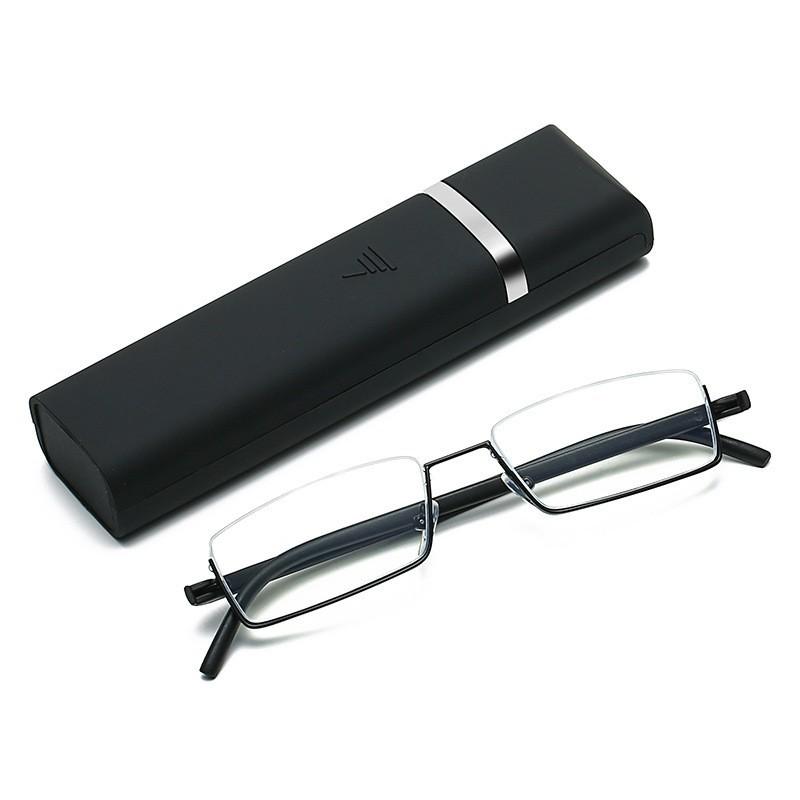 Delicate anti-blue reading glasses, high-end high-quality half-frame reading glasses for the elderly, fashionable and comfortable reading glasses, new