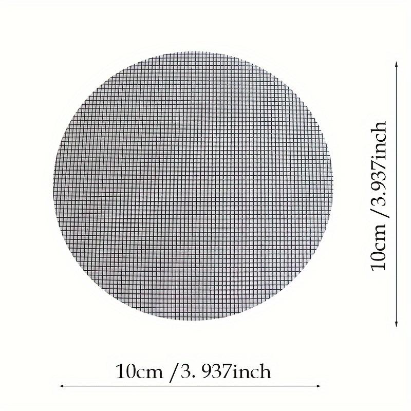 50pcs Round Drainage Mesh Pads for Flower Pots - Breathable, Prevents Soil Leakage, Reusable Mesh for Bonsai, Gardening Mesh