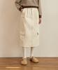 ADAUL Lata Cargo Pocket H Line Skirt - Ivory