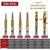 4341-6542 Series Taper Tap: High-Speed Steel Spiral Tap for Hole Opening, Chamfering, and Tapping.