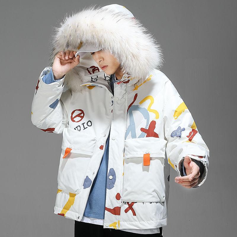 Men's and Women's Thickened Down Jacket  Winter New Couple Coat Top