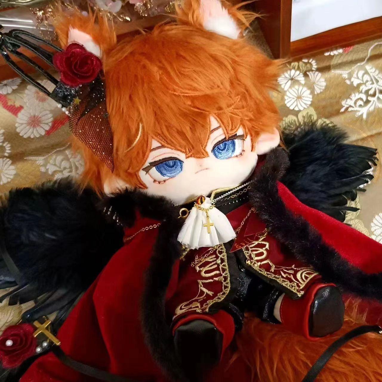 20cm Tartaglia Ajax Bambola di Cotone Giocattoli Con Costume Genshin Impact Kawaii Pupazzo Vestibile da Collezione Regalo per Bambini Adulti