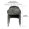 Winter Hat Heated Beanie 3 Temp Settings Warm Headgear Windproof Thermal Ear Protection Hat for Fishing Camping Backpacking