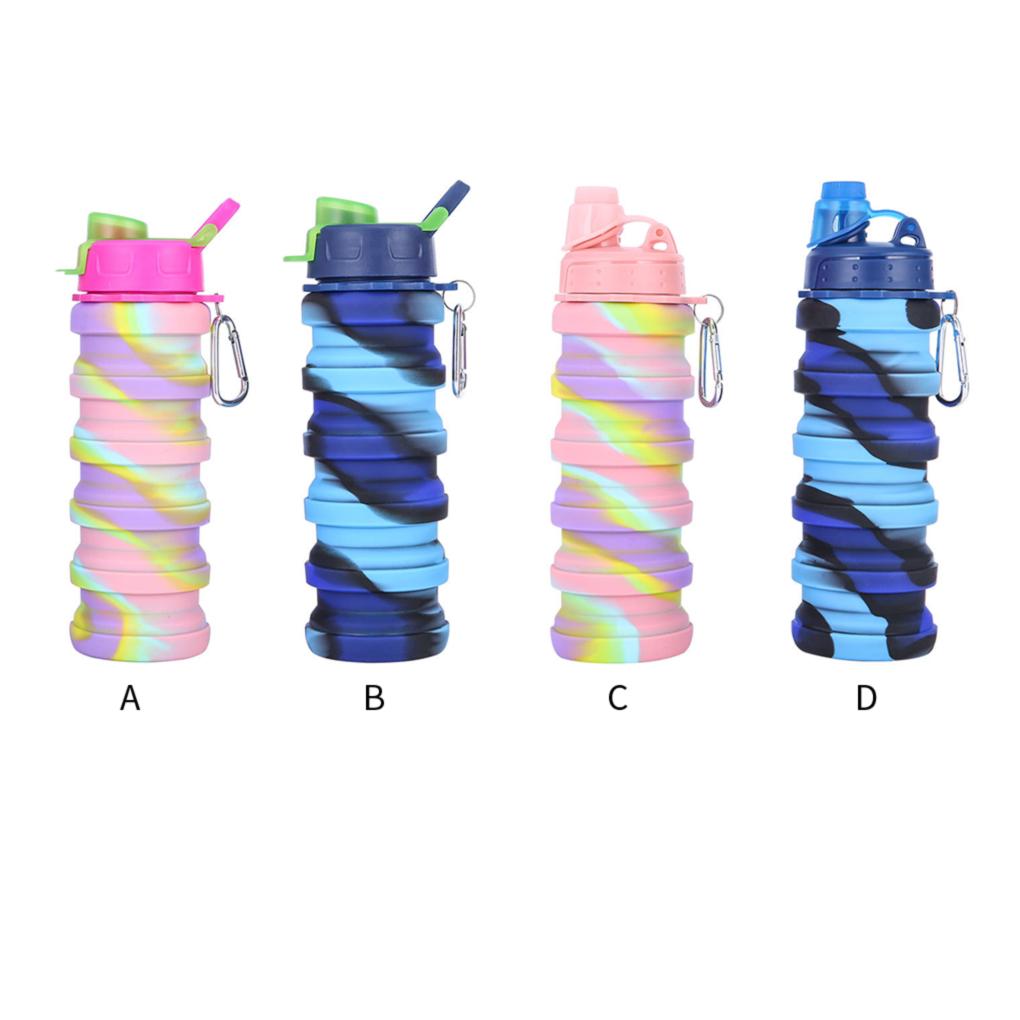 Silicone Retractable Folding Collapsible Water Coffee Bottle Cup Outdoor