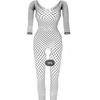Open Crotch Sexy Mesh Transparent Suspenders Neck Mesh One-Piece Mesh Socks Erotic Underwear Pure Desire Temptation Pajamas
