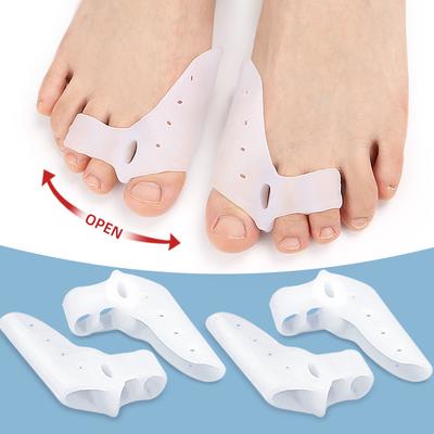 Big Toe Split Toe SEBS Soft Pad Big Toe Valgus Device Three-hole Toe Splitter Toe Protection