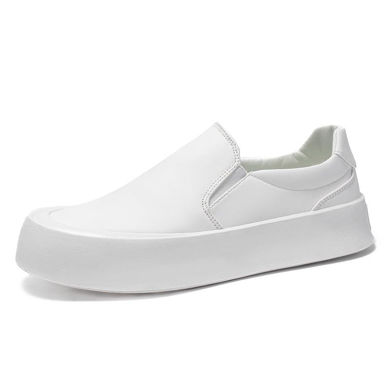 

Модная кожаная повседневная обувь Elegantes Formal Мужские мокасины Мокасины Дышащие туфли-лодочки для отдыха Прогулочные мокасины 44 белый