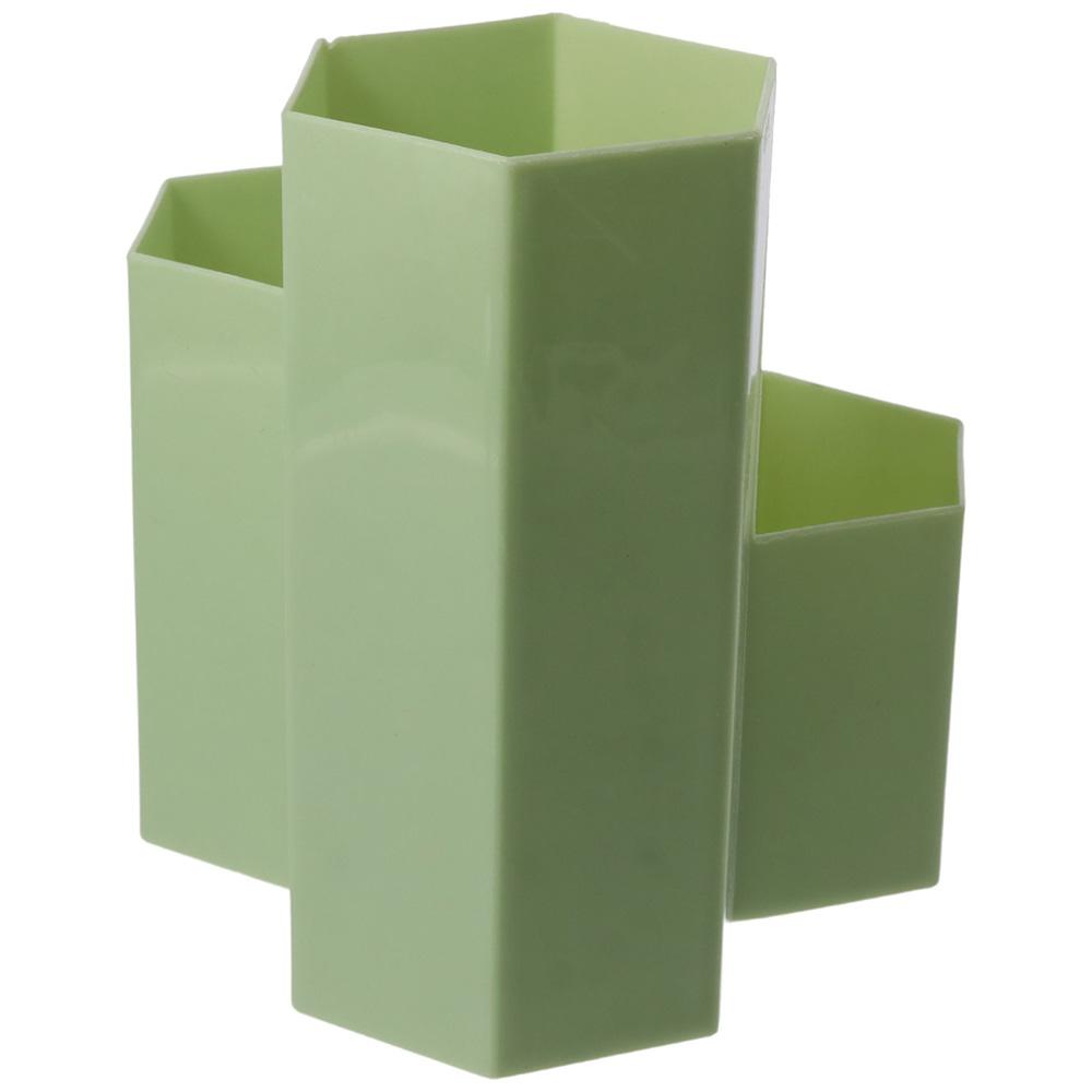 Plastic Desk supplies Green Pencil Organizer Cute Pencil Jars  Office