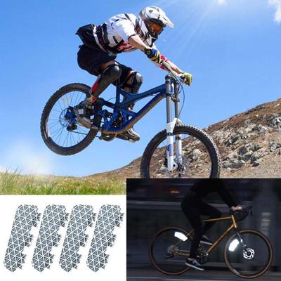 4Pcs Bicycles Safe Warning Reflective Sheet for Bicycles Reflector Bike Wheel Rim Spoke Riding Wheel Spoke Reflectors