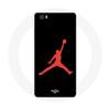 Case for Huawei P8 Michael Jordan Logo Red
