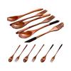 Natural Wooden Spoon Handmade Wooden Fork Kitchen Spoon Fork Kitchen Accessories