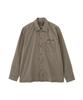 FADED ONE POINT WORK [AVIREX] WEB-EX SHIRT, Men's, 2XL, 050, Brown, 783-5120009