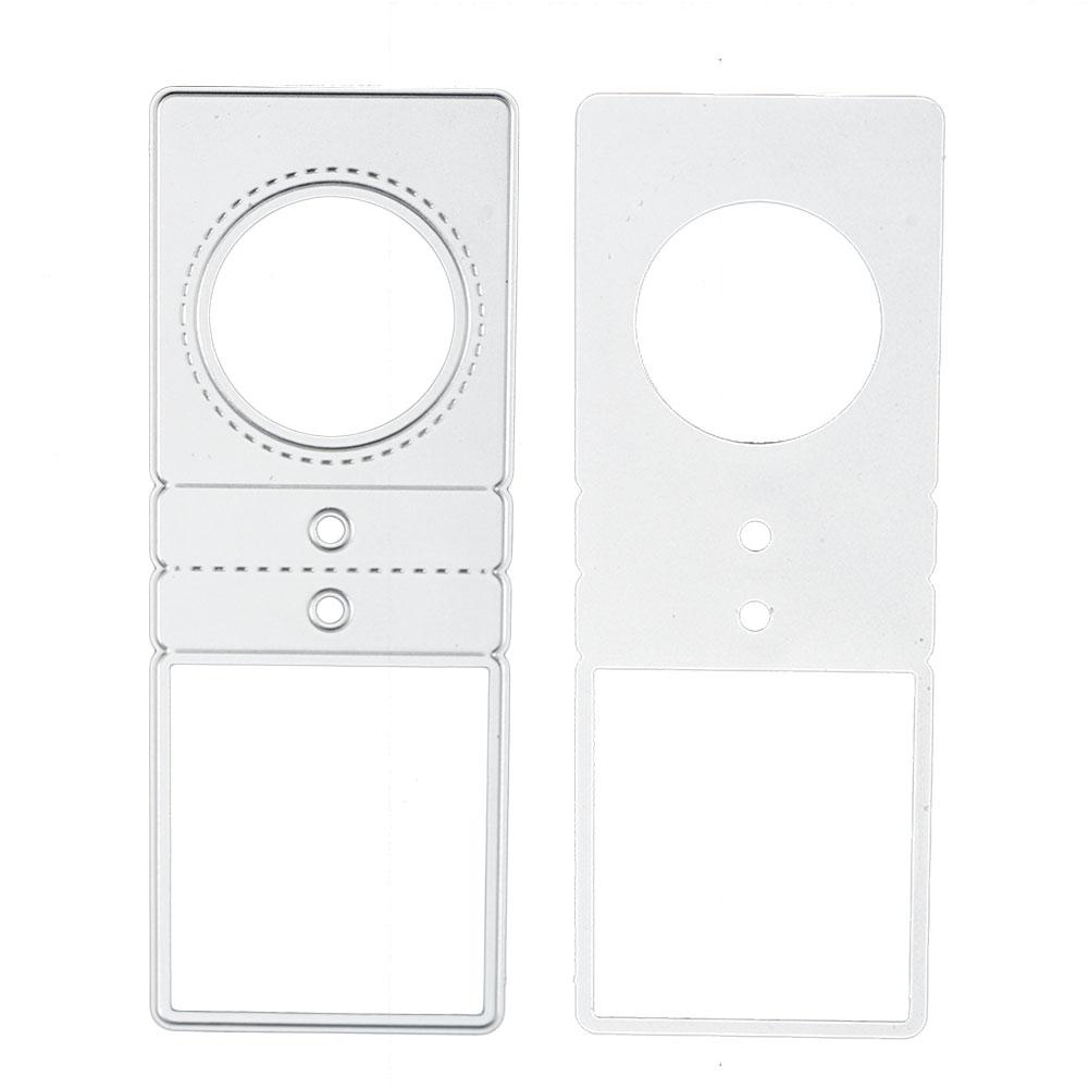 Form Überklappbares Fensteranhänger Metall Stanzformen Für DIY Scrapbooking Papieralbum Grußkarte Dekoration Messermodell Prägen S0B2