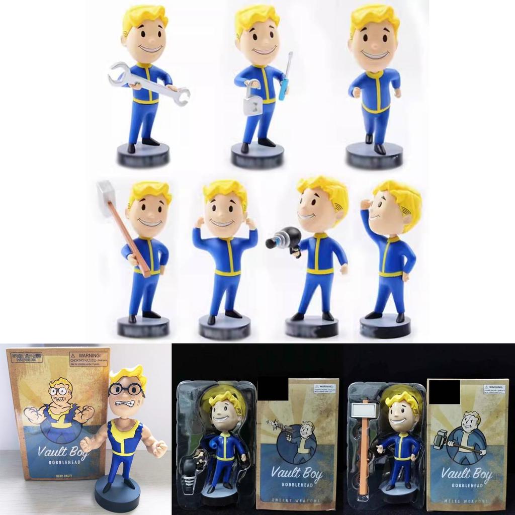 Vault Boy Fallout Q Version PVC-Actionfigur Modell Dekoration 12cm