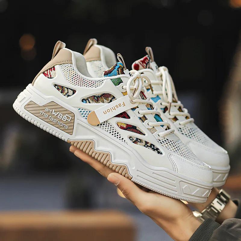 

Модные мужские роскошные кроссовки для бега, дышащие туфли для скейтборда, массивные удобные повседневные кроссовки для мужчин, теннисная обувь Masculino, мужская 2024 44