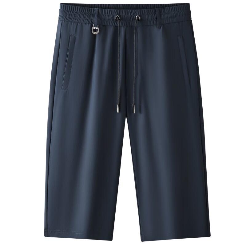 OEING Men's Ice Silk Quick-Dry 3/4 Pants