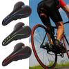 Bicycle Saddle Soft Comfortable Shock Absorption Ergonomic Curved Seat Hip Protection Waterproof Faux Leather Bike Seat Cushion Bike Accessories