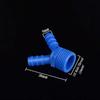 Plastic Aquarium Fish Tank Hose Connector Y Type Hose Splitter  for Water Piping