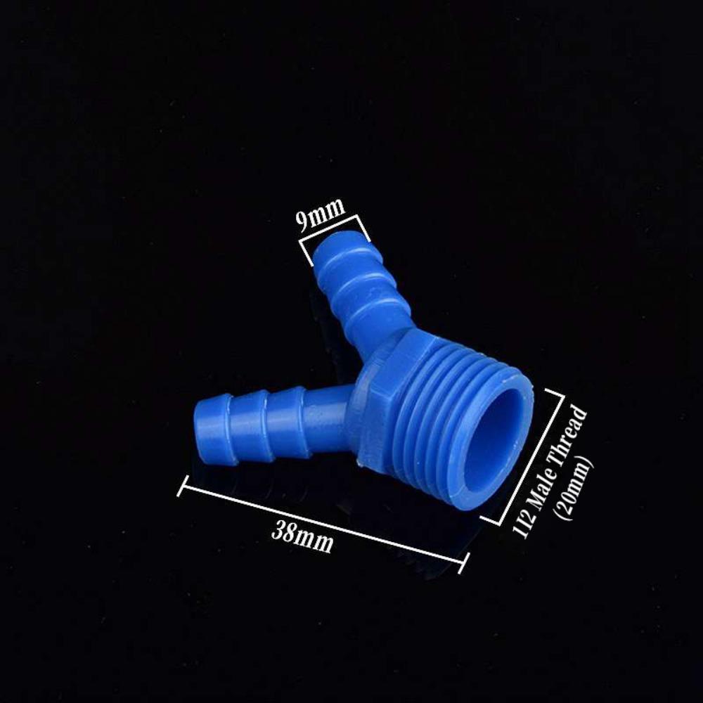 Plastic Aquarium Fish Tank Hose Connector Y Type Hose Splitter for Water Piping