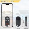 Key Fob Replacement for 1998-2002 Honda Accord/ 1999-2003 Acura TL Car Keyless Entry Remote Control, KOBUTAH2T, 4 Buttons