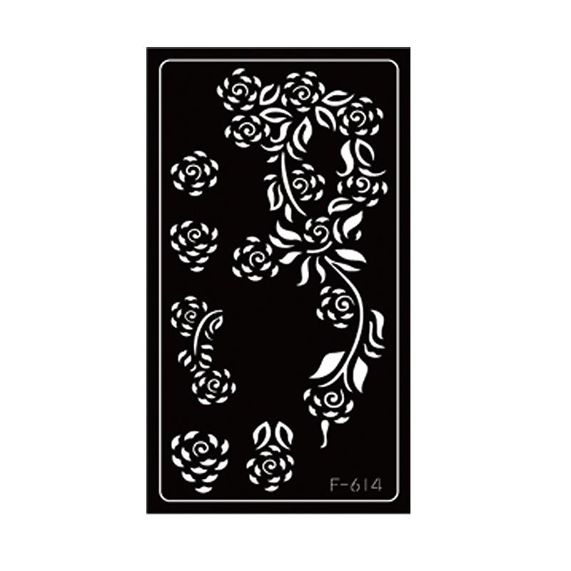 Pet Hollow Tattoo Template Middle East Indian Tattoo Sticker Body Painting Template Sticker Inkjet Painting