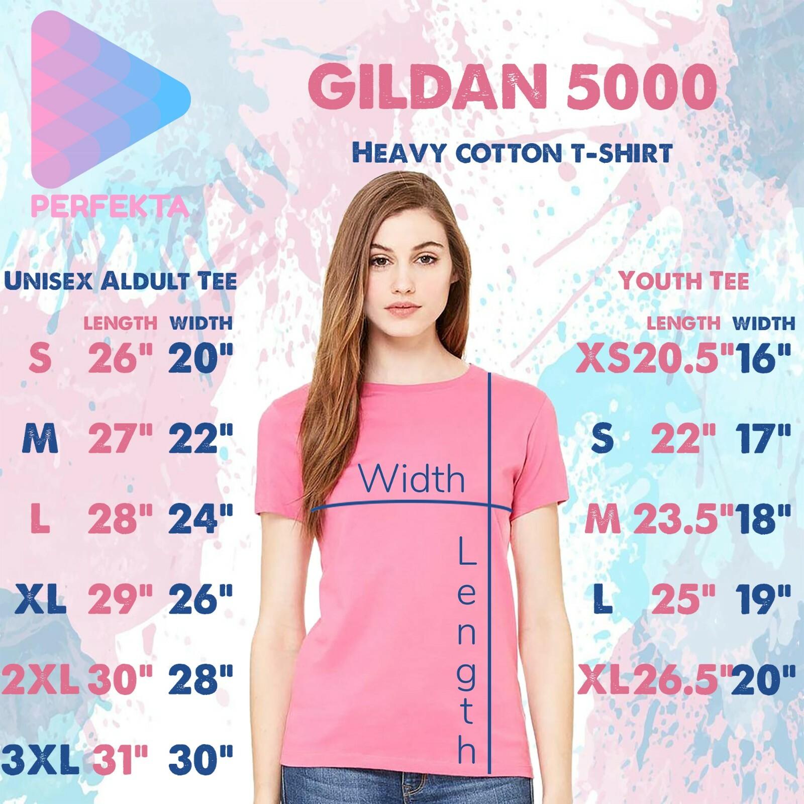 G5000 Printed Unisex Vneck T-shirt S