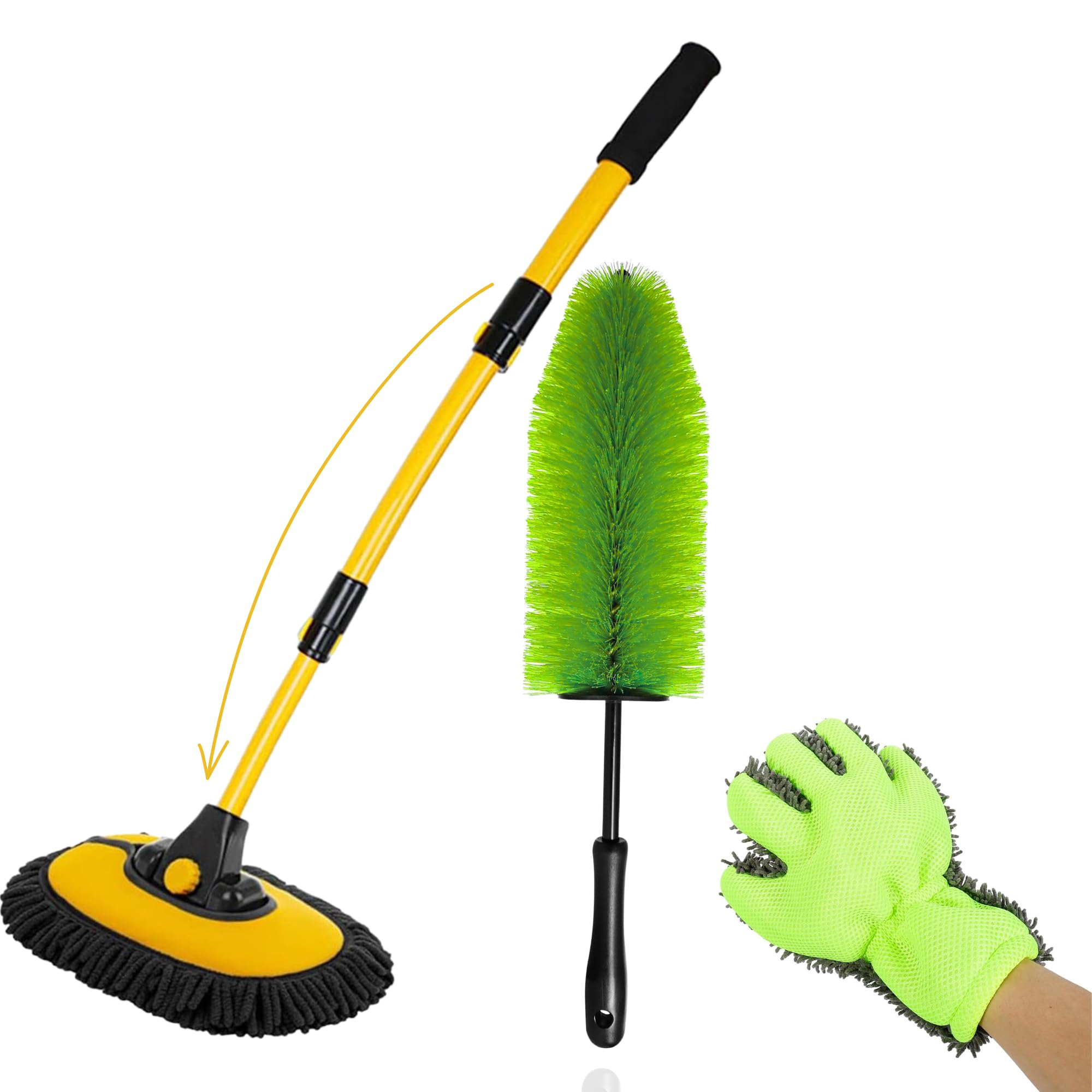 

изогнутая автомойка до колеса автомойка крыша автомойки большая швабра для автомобиля волокно автомобиль грузовик [Yblisora] 15° швабра, выдвижная, 112см, щетка, перчатка,