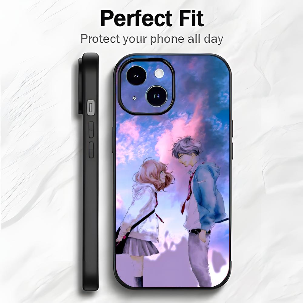 Warm Japanese Anime A-Ao Haru Ride Phone Case Phone Case Soft Packaging Lightweight For iPhone17 16 15 14 13ProMax