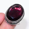 Natural Amethyst Gemstone Handmade 925 Sterling Silver Jewelry Ring Size 8 AR-18605