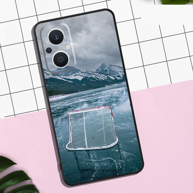 Ice Hockey Rink Case For OPPO Reno 7 8 10 11 12 13 Pro 13F 12F 11F 8T OPPO Find X8 Pro X6 X3 X5 Lite Cover