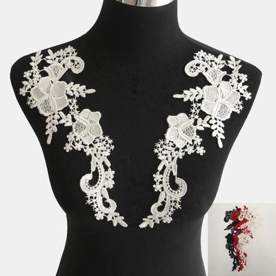 Lace Flower Hollow Lace Collar Pair Flower Diy Embroidery Decorative Sewing Clothes Accessories
