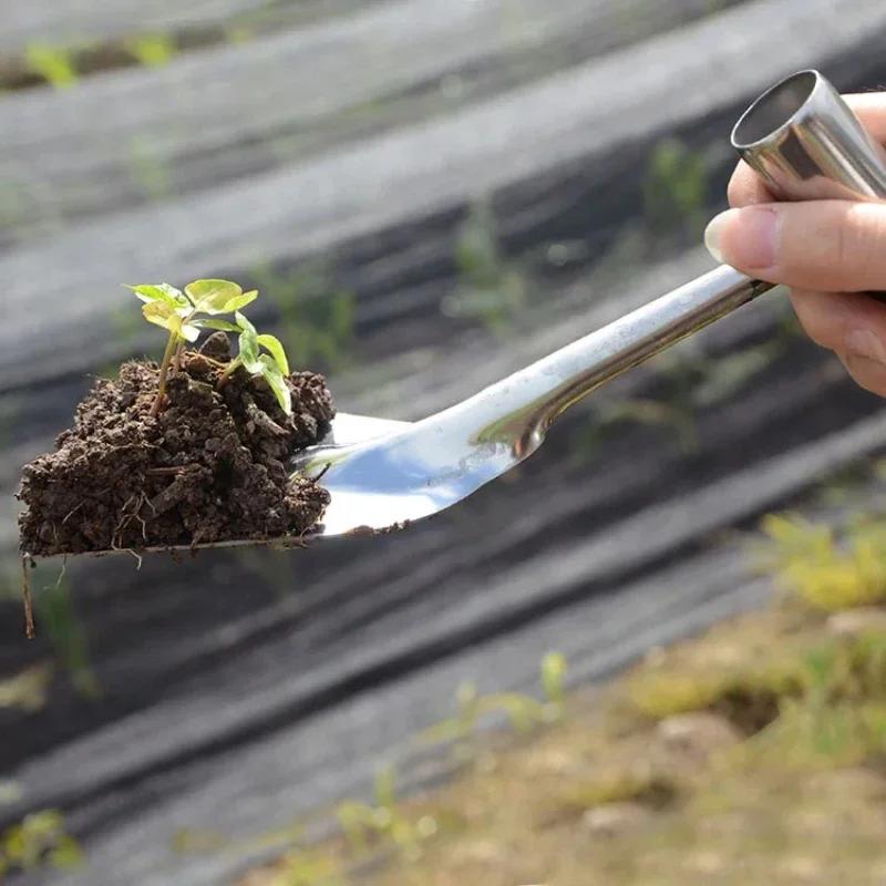 Digging Soil Weeding Shovel Old-fashioned Forging and Planting Tools Household Loosening Shovel Shovel Household Garden Tools