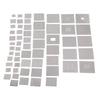 60 Pcs BGA Reballing Stencils 304 Stainless Steel Universal Rework Net Template Kit for Computer