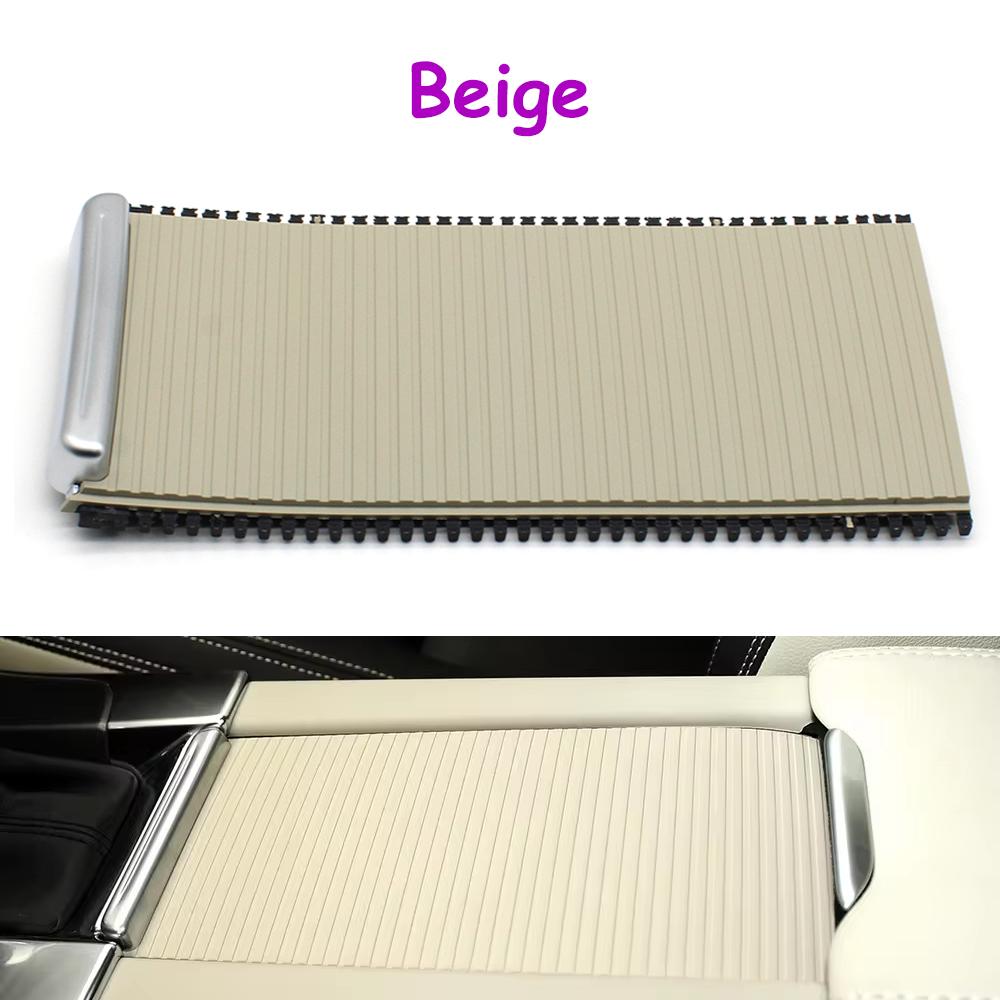 

XC60 V60 S60 Car Center Console Armrest Drink Holder Roller Blind Slide Cover Trim For Volvo S60L 39868873 39868875 бежевий
