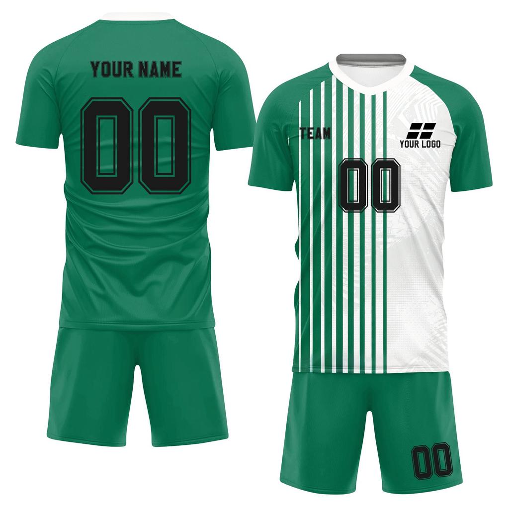 Personalised Shirts Kit Mens Girls With Name Number Custom Football Jerseys For Boys Training Suit