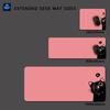 Mouse Pad Cat Desk Mat Pink Mousepads X Pc Decoration Accessory Carpet Cute Keyboard Pad Extra Large Pc Rug Van Gogh Art