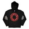 Red Hot Chili Peppers Unisex Adult Circle Asterisk Full Zip Hoodie