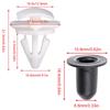 3C0853585 Clipsuri Ornamentale pentru Aripă Roată Capac Fixare Ornament Prag Fustă Laterală pentru Seat Alhambra Arona Tarraco Toledo Formentor
