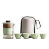 with tea strainer Travel Ceramic Teapots Chinese Style Mini Tea Cup Set  Teas Brewing Utensils