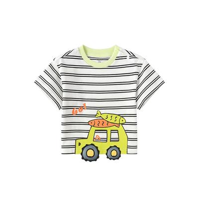 Balabala Baby Unisex Cartoon Short-Sleeve T-Shirt