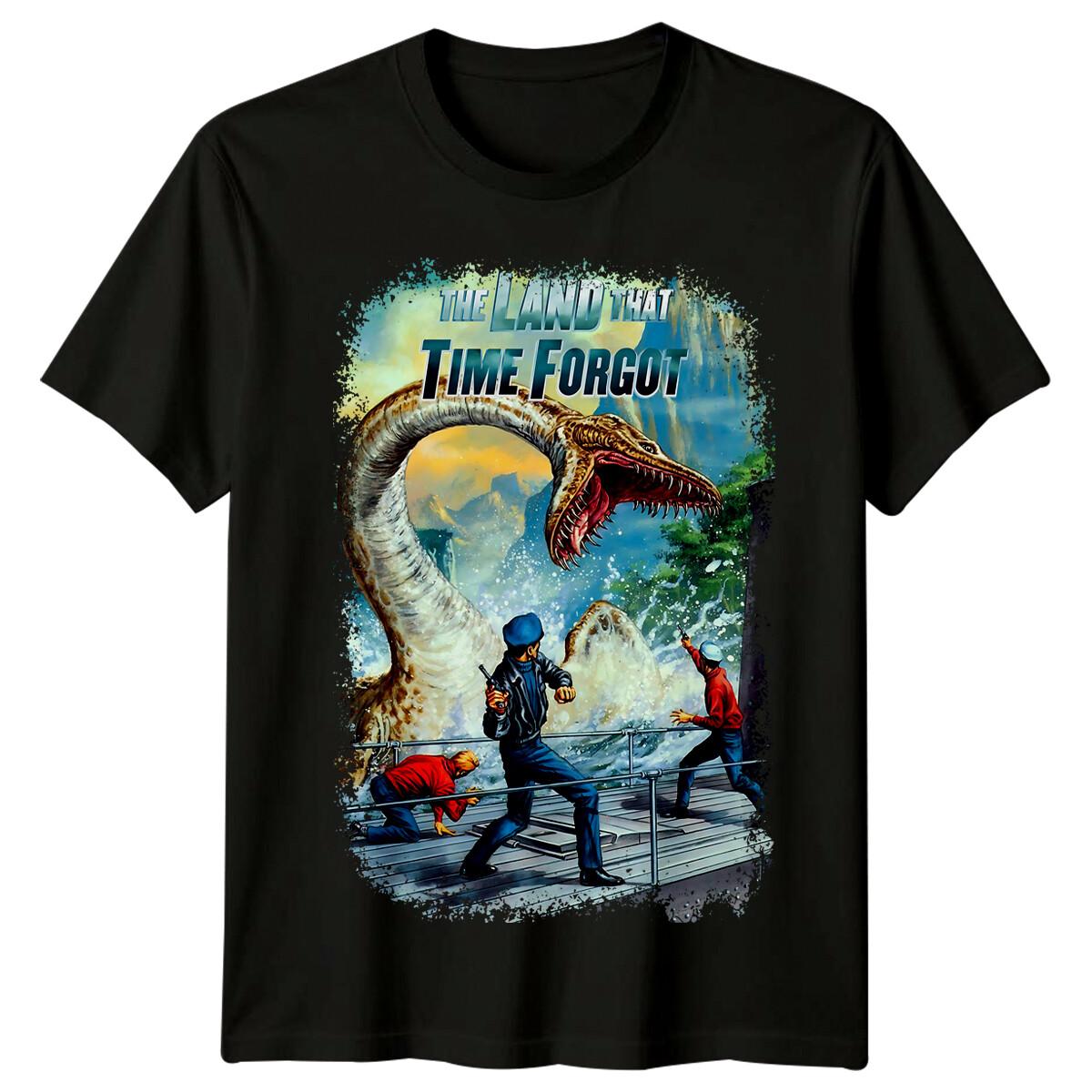 

The Land That Time Forgot (1974) Movie Poster Inspired 100% Cotton T-shirt Mens Tees Top Retro 80s Tee 3XL