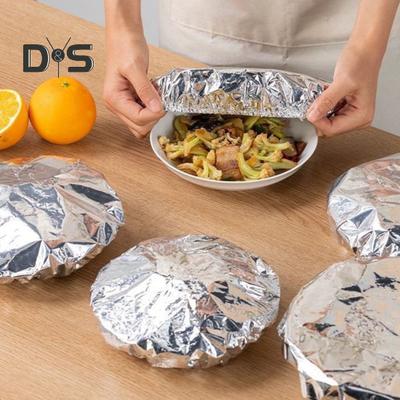 Isolierhülle aus Aluminiumfolie, hitzebeständige Lebensmittelabdeckungen für die Küche, elastische Frischhaltebeutel, Abdeckungen aus Aluminiumfolie zur Aufbewahrung von Lebensmitteln