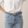 Sequins Wide Belt Y2K Denim Waistbands Simple Butterfly Belt  Female/Girls
