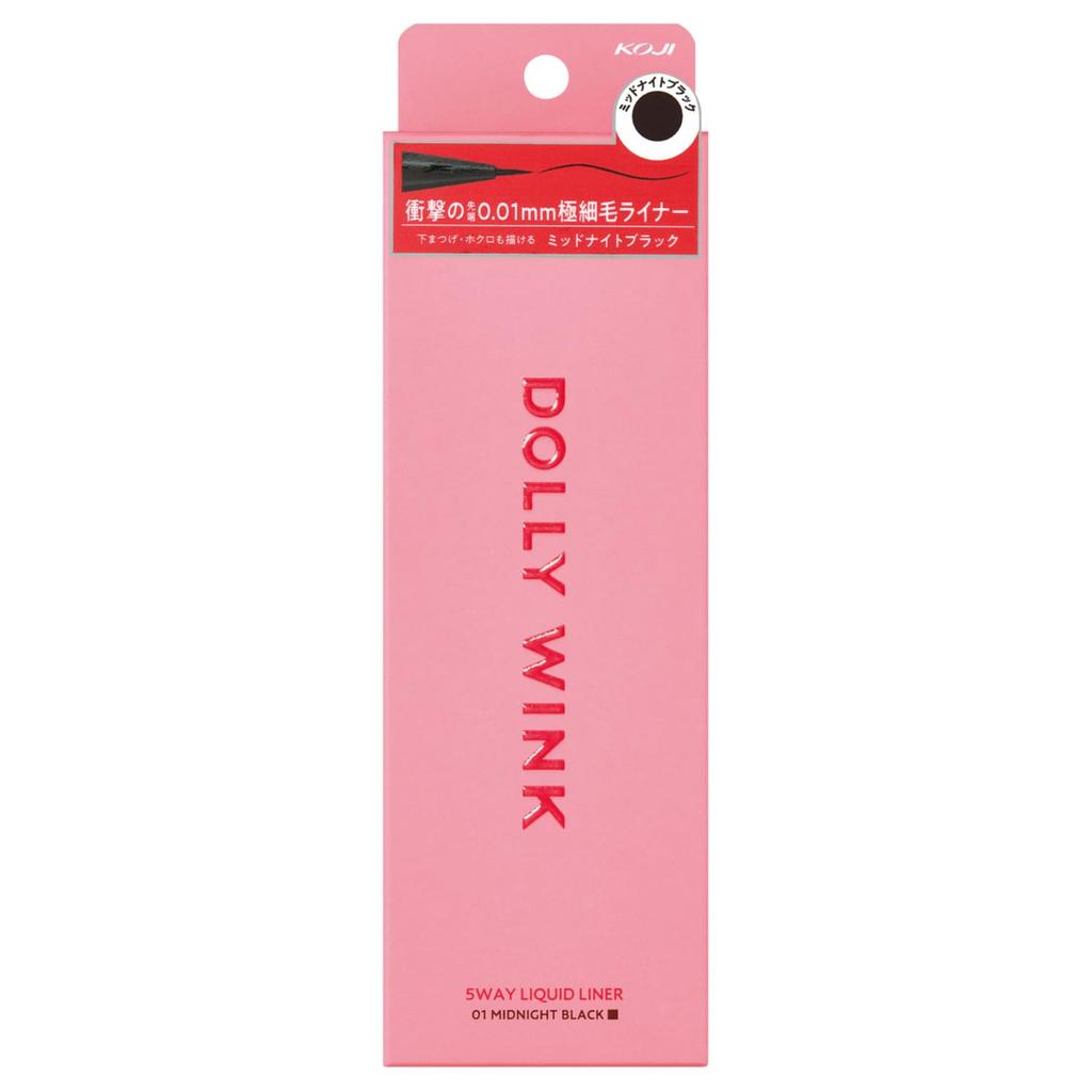 Dolly Wink Liquid Liner 01 Midnight Black 5-Way